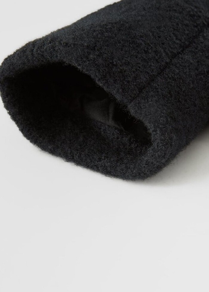 ZARA KRUVAZE DÜĞMELİ YÜN KABAN - Görsel 5