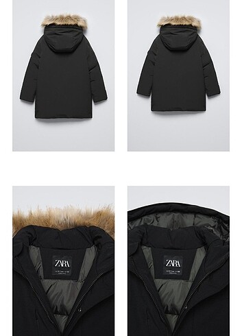 Zara ZARA SU GEÇİRMEZ UZUN KUŞ TÜYÜ ŞİŞME PARKA