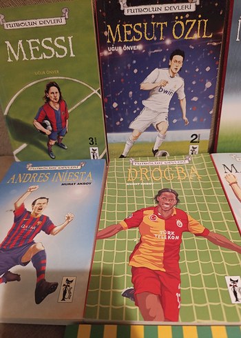 Futbolcular Hakkında Spor Kitapları Seti Futbolun Devleri