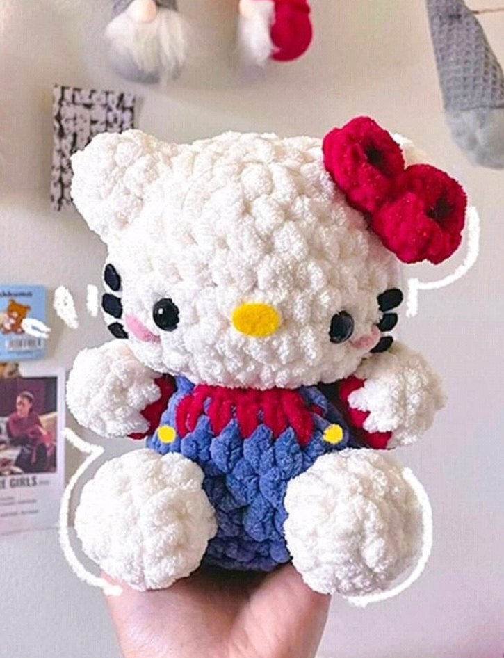 hello kitty amigurumi - Görsel 2