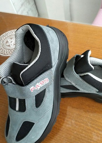 Gri Cırt Cırtlı Erkek Outdoor Ayakkabı - Görsel 2