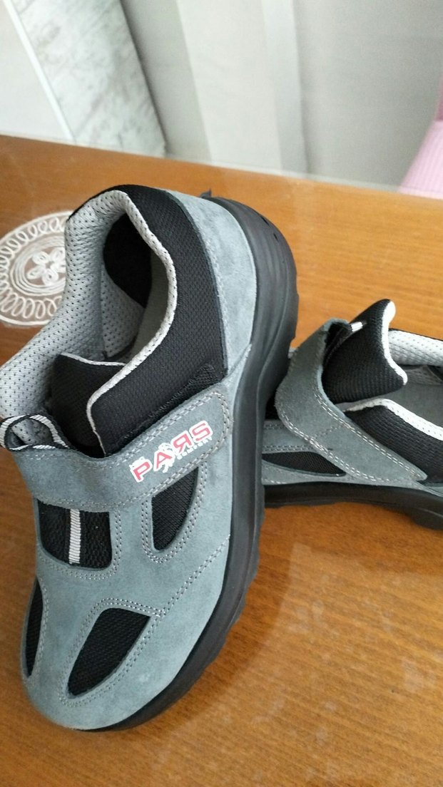 Gri Cırt Cırtlı Erkek Outdoor Ayakkabı - Görsel 2