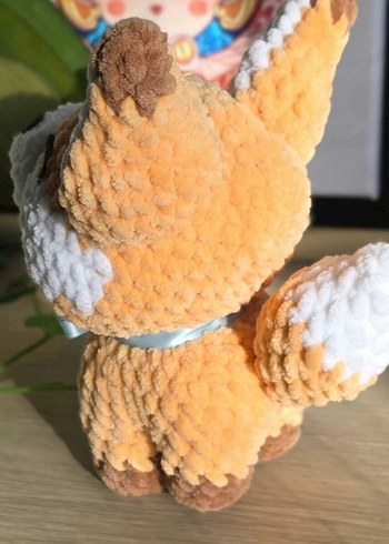 Renkli Kadife Tilki Peluş Oyuncak - Görsel 3