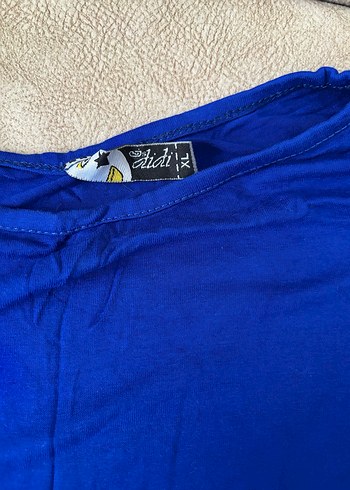 Renkli Pamuklu Kısa Kollu Kadın Tişört - Görsel 7