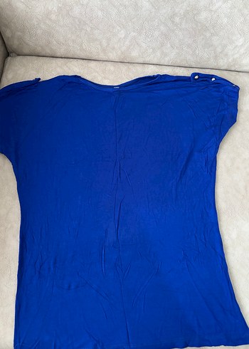 Renkli Pamuklu Kısa Kollu Kadın Tişört - Görsel 6