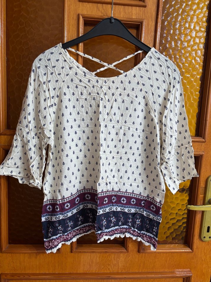 Kızlar için Bohem Bluz - Görsel 4