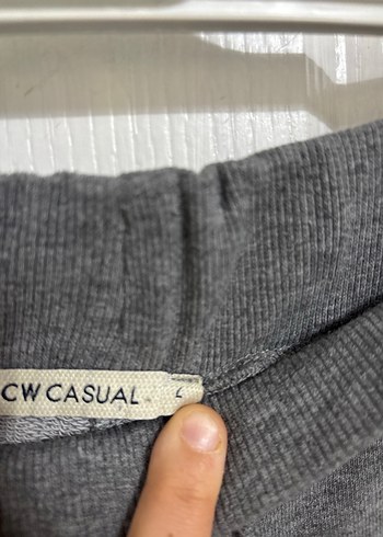 Gri Kadın Rahat Kesim Eşofman Altı - Görsel 3