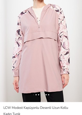 Pastel Renkli  Kapüşonlu Spor Üst - Görsel 6