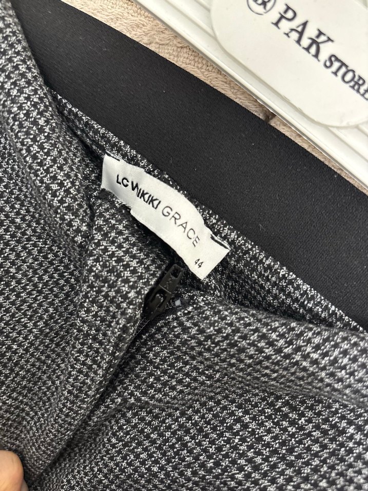 Gri Desenli Kadın Pantolon - Görsel 5