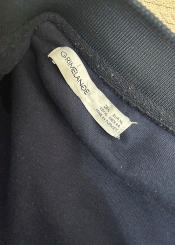 Erkek Lacivert Fermuarlı Sweatshirt - Görsel 5