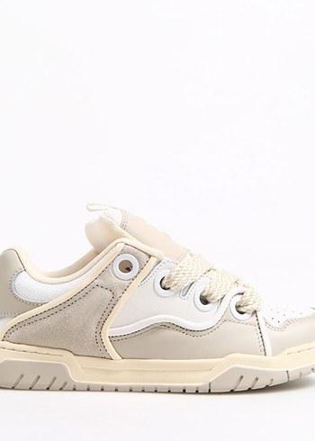 Beyaz Bağcıklı Tommy Hilfiger Kadın Sneaker