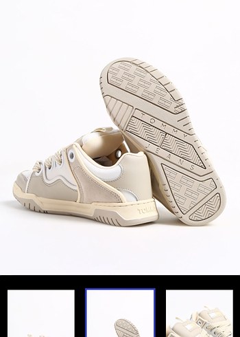 37,5 Beden Beyaz Bağcıklı Tommy Hilfiger Kadın Sneaker