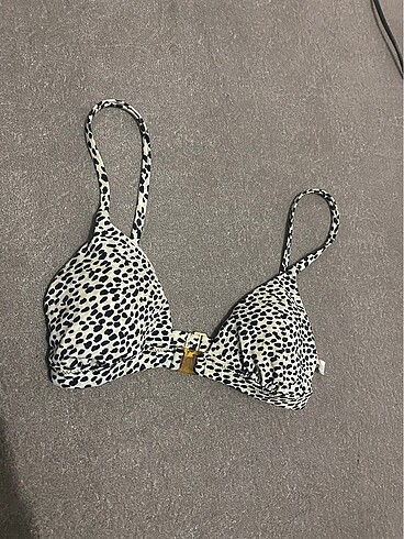 Penti leoparlı bikini üstü