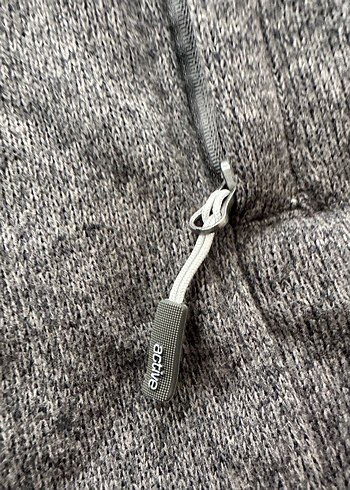 Gri  Midi Boy Düğmeli Kaban - Görsel 5