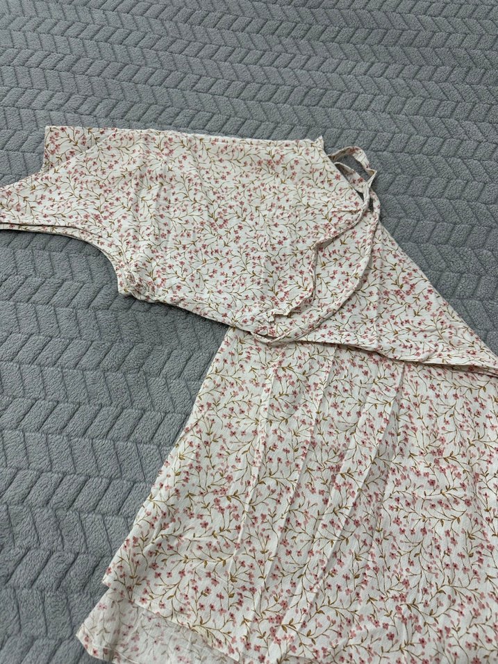 Desenli Bohem Pamuklu Hamile Elbise - Görsel 3