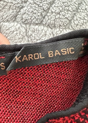 Kırmızı Uzun Kollu Triko Elbise - Görsel 3