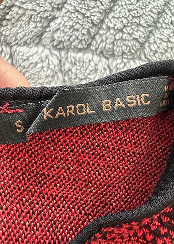 Kırmızı Uzun Kollu Triko Elbise - Görsel 5