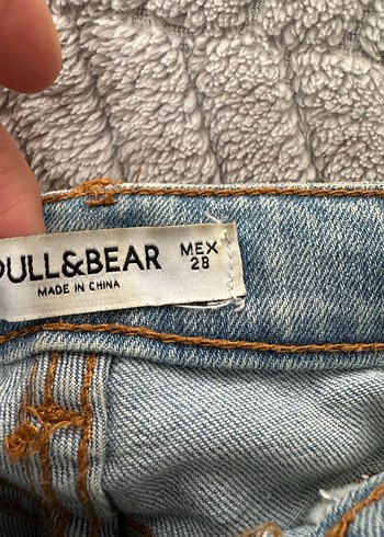 Mavi  Mini Denim Şort - Görsel 6