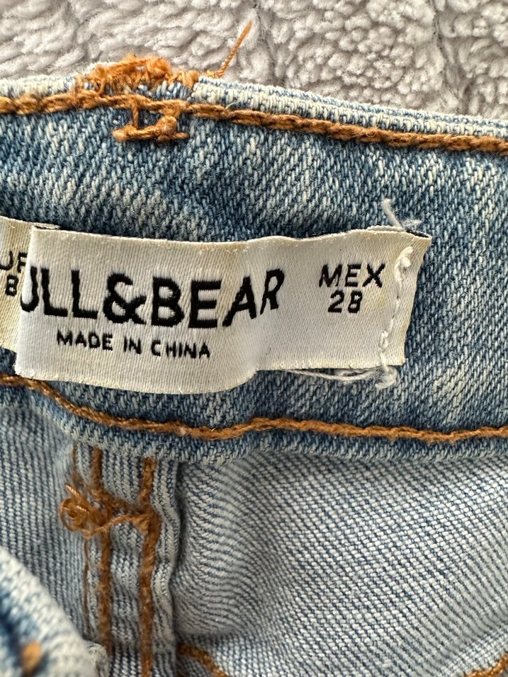 Mavi  Mini Denim Şort - Görsel 2