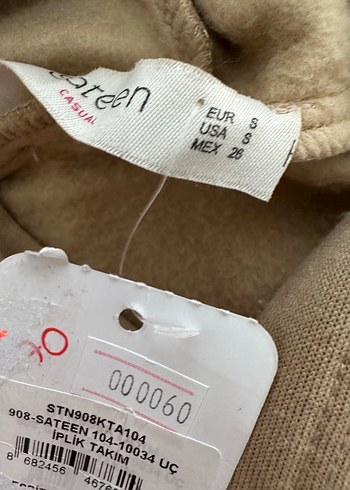 Bej  Eşofman takımı Rahat Kesim - Görsel 3