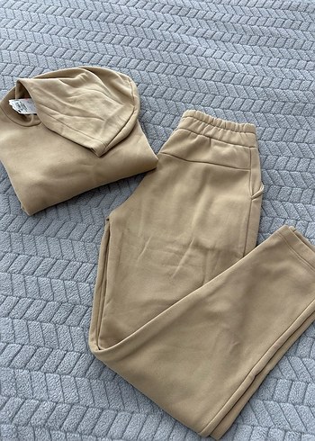 Bej  Eşofman takımı Rahat Kesim - Görsel 5