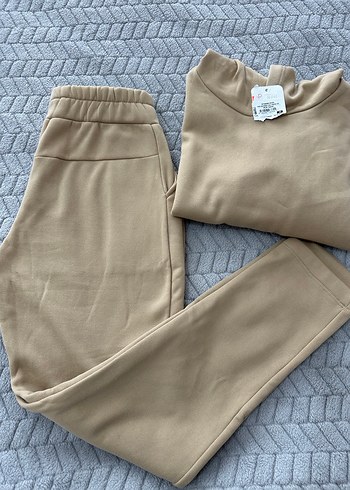 Bej  Eşofman takımı Rahat Kesim - Görsel 8