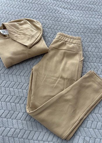 Bej  Eşofman takımı Rahat Kesim - Görsel 9