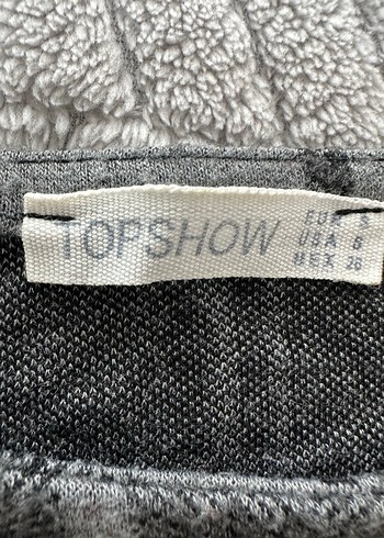 Gri Ekoseli Uzun Kollu Kadın Elbise - Görsel 8