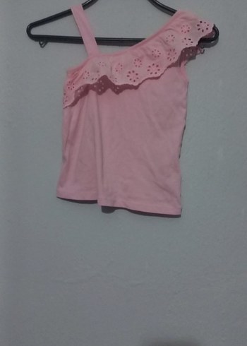 Kız Çocuk Beyaz Çiçekli Fırfırlı Atlet - Görsel 5