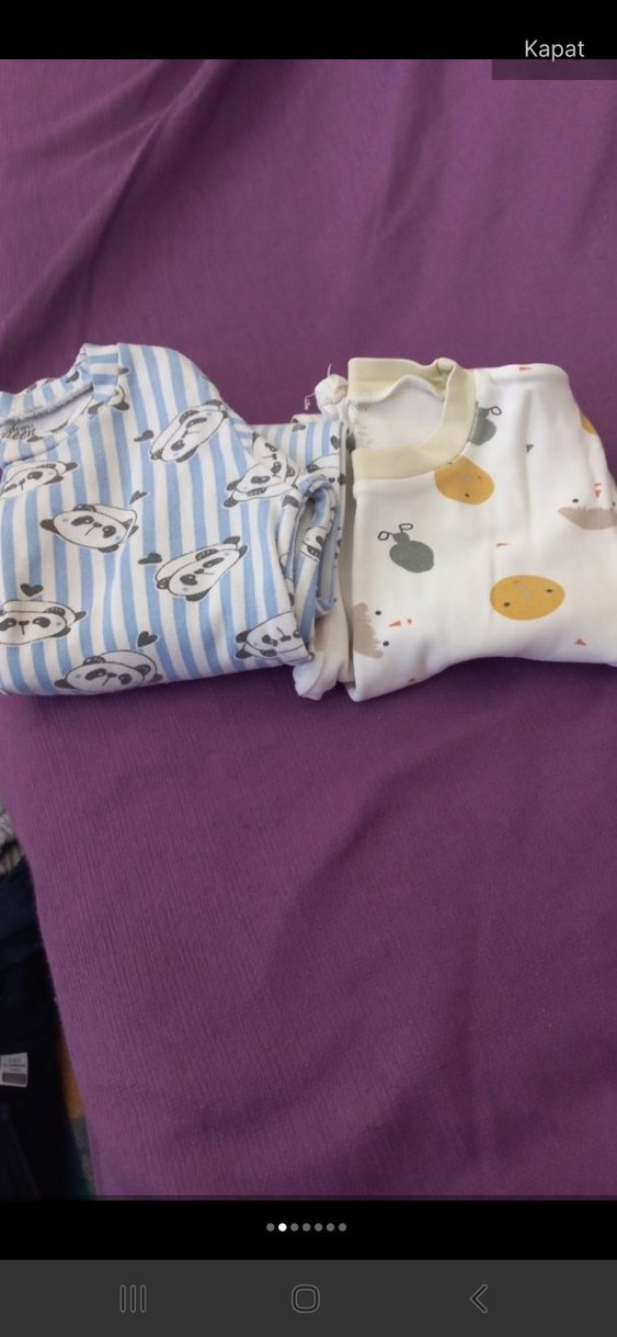 Pamuklu Çok Renkli Baskılı Çocuk Uyku Tekstili - Görsel 2