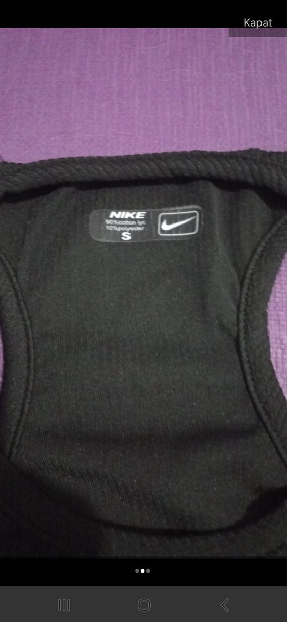 Nike Pro Siyah Sporcu Sütyeni - Görsel 2