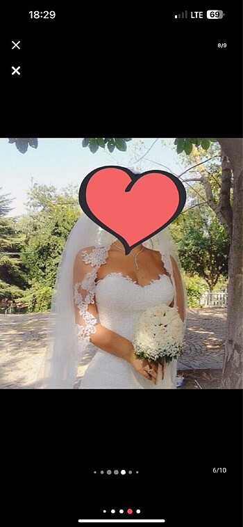 m Beden beyaz Renk Pronovias Gelinlik