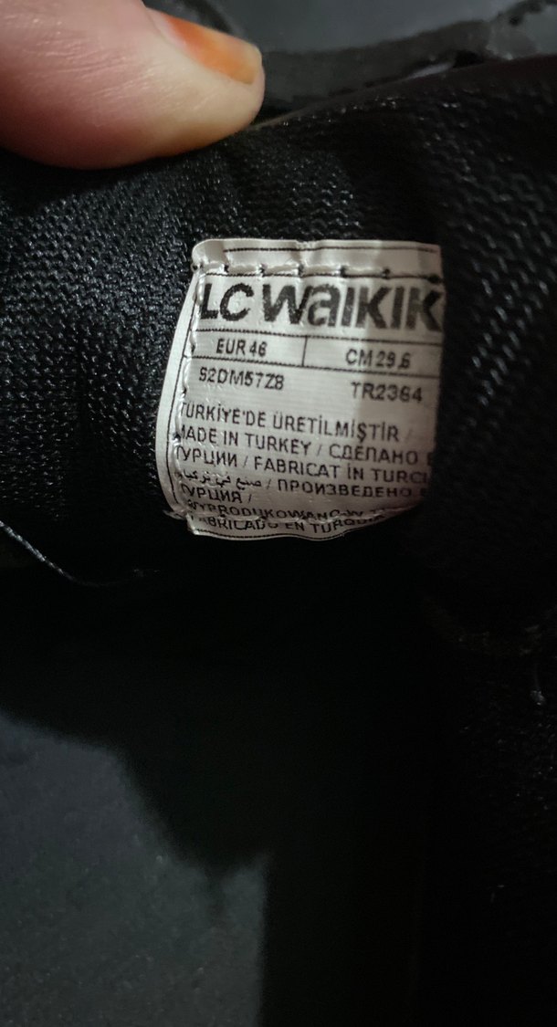 Siyah Bağcıklı Erkek Spor Ayakkabı - Görsel 4