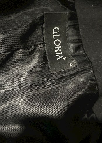 Düğmeli Siyah Kadın Kaban - Görsel 6