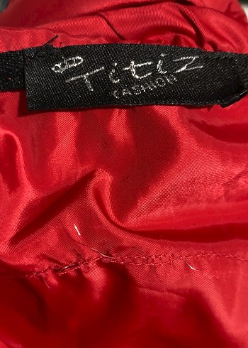 Kırmızı Kadın Fermuarlı Spor Ceket - Görsel 5