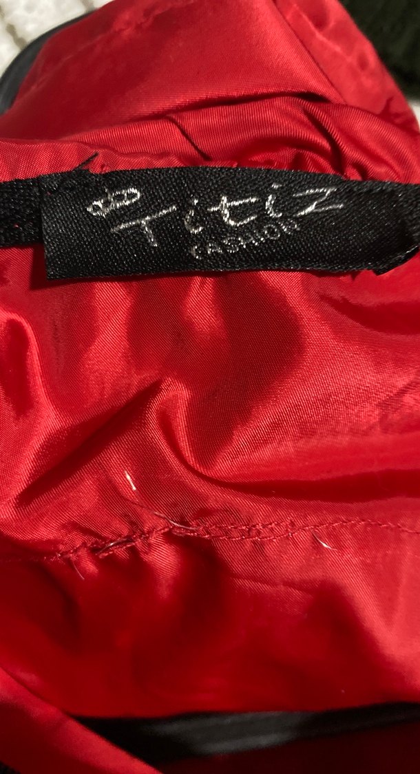 Kırmızı Kadın Fermuarlı Spor Ceket - Görsel 5