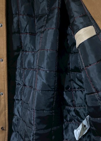 Düğmeli Kahverengi Süet Erkek Ceket - Görsel 3