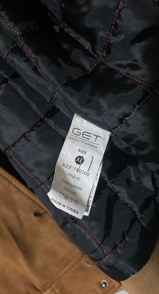 Düğmeli Kahverengi Süet Erkek Ceket - Görsel 4