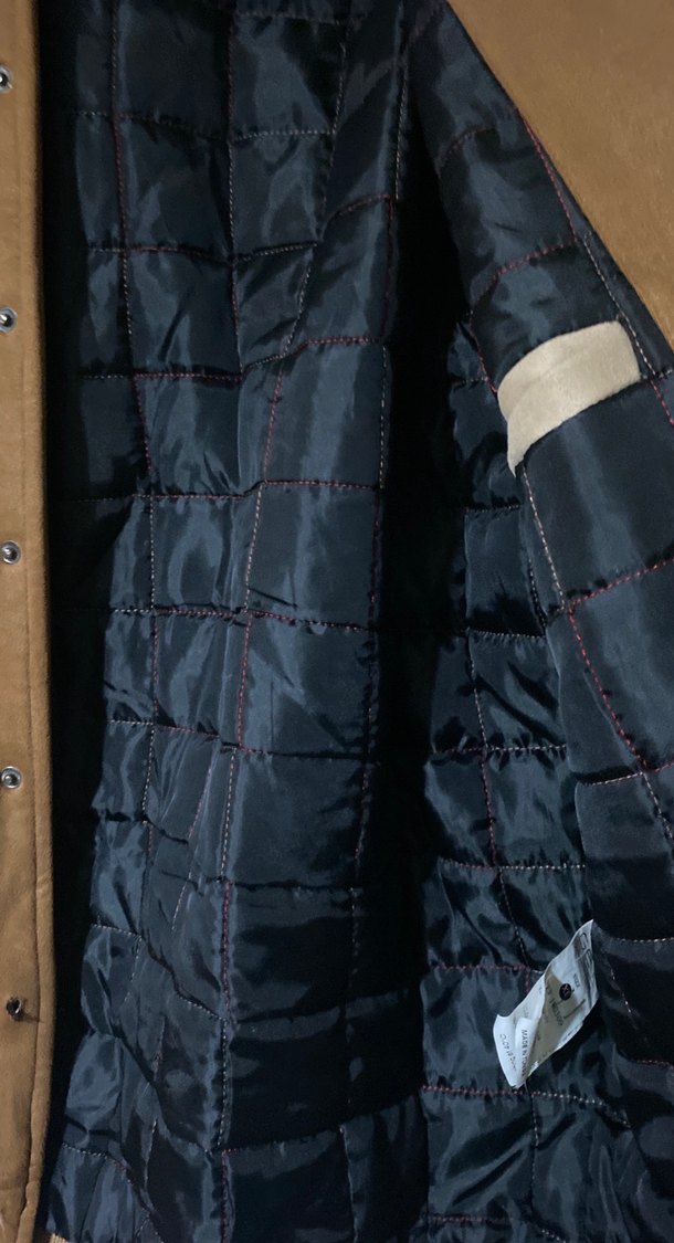 Düğmeli Kahverengi Süet Erkek Ceket - Görsel 3