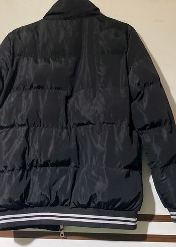 Siyah Fermuarlı erkek Spor Mont - Görsel 5