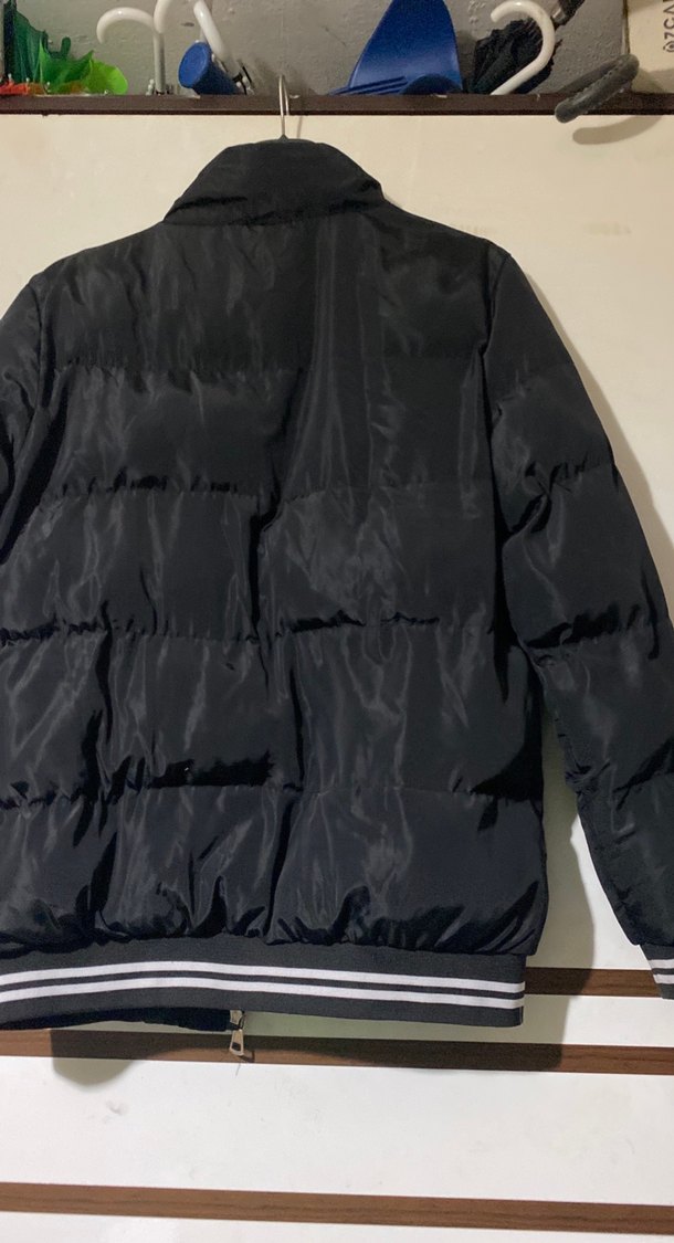 Siyah Fermuarlı erkek Spor Mont - Görsel 5