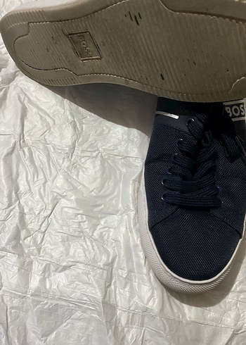 43 Beden mavi Renk Mavi Gri Erkek Spor Ayakkabı Velcro Bağcıklı