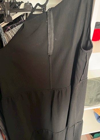 Siyah Kolsuz Elbise - Görsel 2