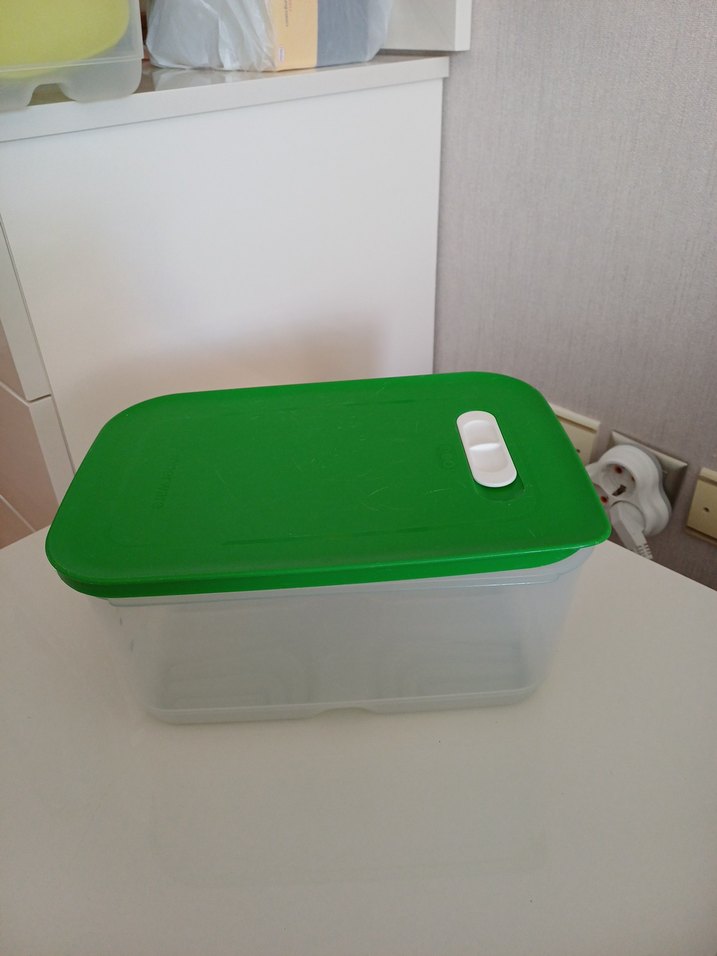 Yeşil Kapaklı Plastik Saklama Kutusu - Görsel 3