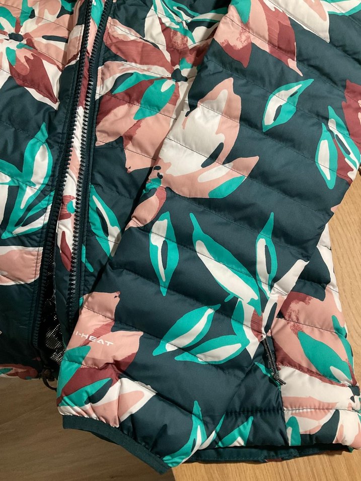 Columbia Çiçek Desenli Midi Kadın Mont - Görsel 3