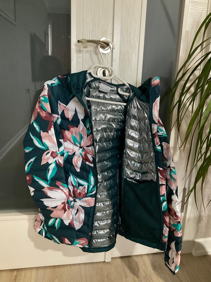 Columbia Çiçek Desenli Midi Kadın Mont - Görsel 4