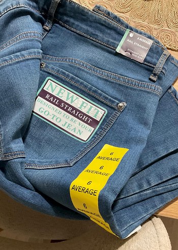 Kadın Mavi Denim Kemerli Midi Jean - Görsel 2