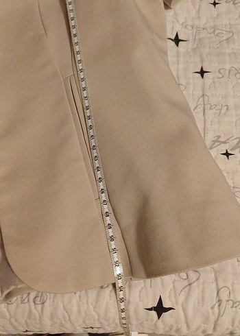 krem kısa ceket - Görsel 8