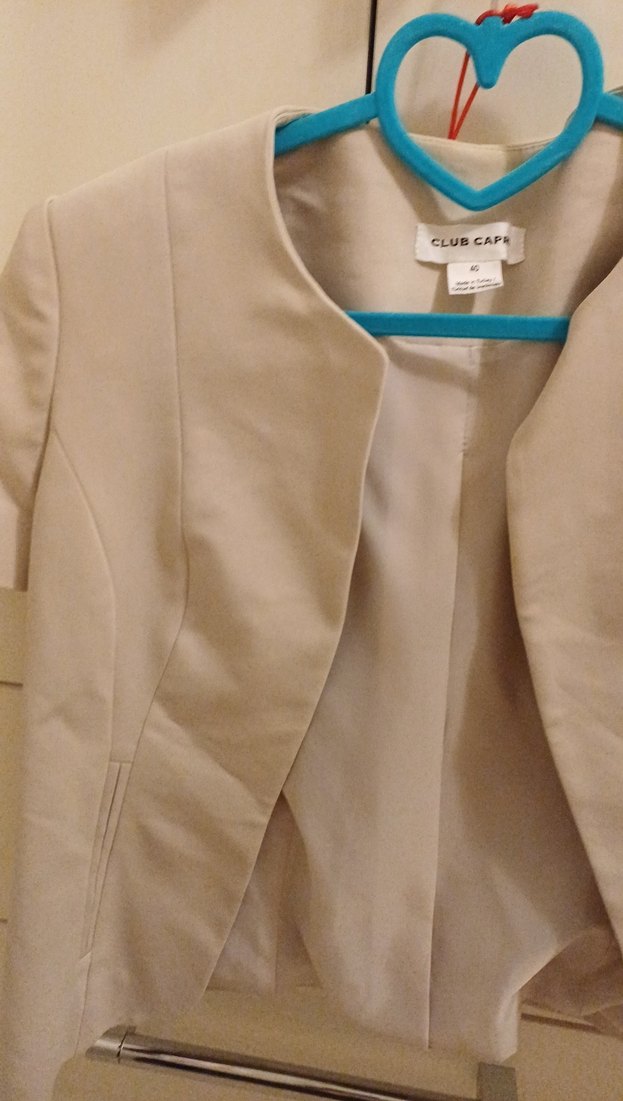 krem kısa ceket - Görsel 2