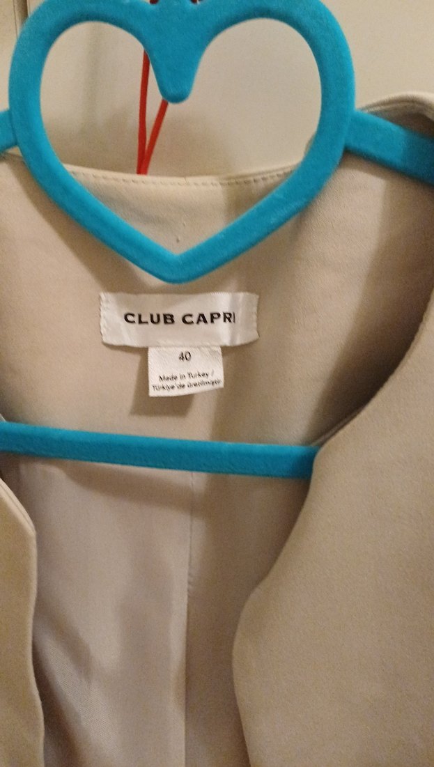 krem kısa ceket - Görsel 3